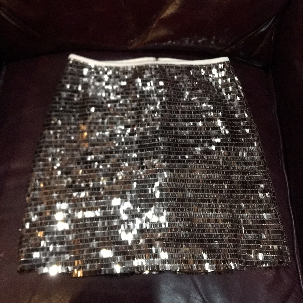 GB Girls rose gold sparkle skirt